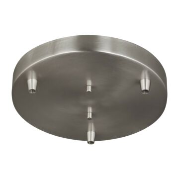 Multi-Port Canopy in Brushed Nickel by Generation Lighting