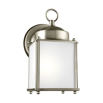 Generation Lighting New Castle 8 Outdoor Wall Light in Antique Brushed Nickel