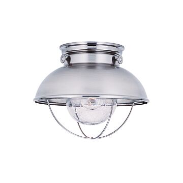 Generation Lighting Sebring Outdoor Ceiling Light in Brushed Stainless
