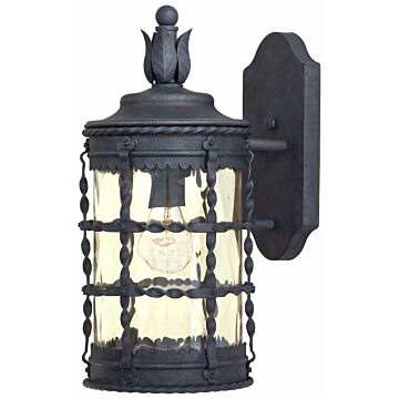 Mallorca One Light Wall Mount in Spanish Iron by Minka Lavery
