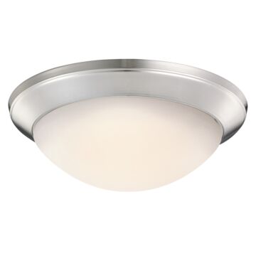 Ceiling Space One Light Flush Mount in Brushed Nickel by Kichler