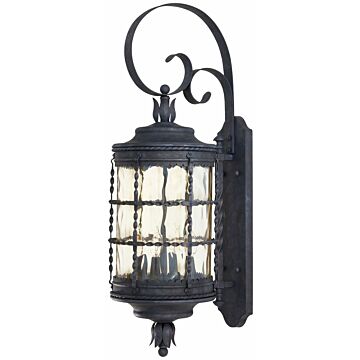 Mallorca Four Light Wall Mount in Spanish Iron by Minka Lavery
