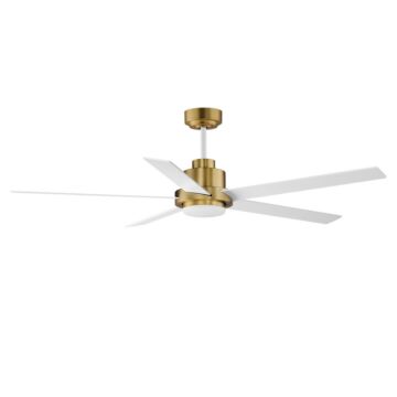 Daisy 60"Ceiling Fan in Natural Aged Brass by Maxim