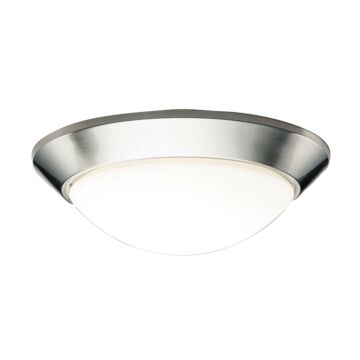 Ceiling Space Two Light Flush Mount in Brushed Nickel by Kichler