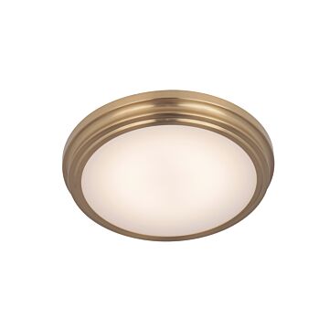 X66 flushmounts LED Flushmount in Satin Brass by Craftmade