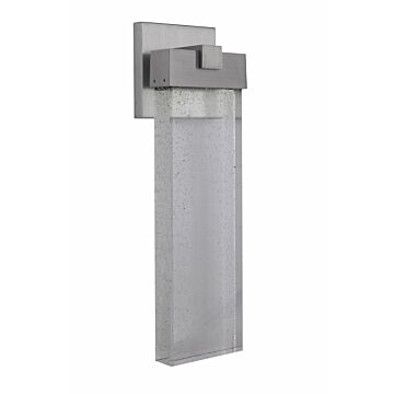 Aria LED Outdoor Wall Lantern in Satin Aluminum by Craftmade