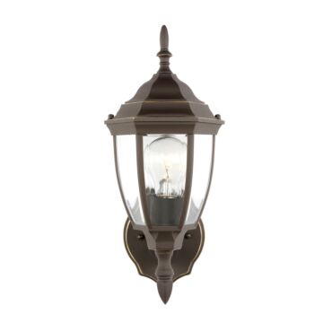 Bakersville 1-Light Outdoor Wall Lantern in Antique Bronze