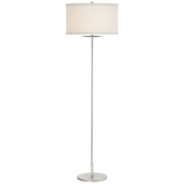 Walker  Floor Lamp in Burnished Silver Leaf by Visual Comfort Signature