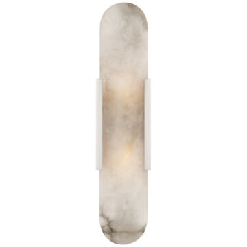 Melange LED Wall Sconce in Polished Nickel by Visual Comfort Signature