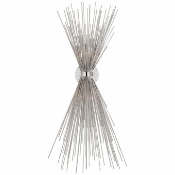 Strada  Wall Sconce in Polished Nickel by Visual Comfort Signature