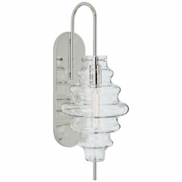 Tableau  Wall Sconce in Polished Nickel by Visual Comfort Signature