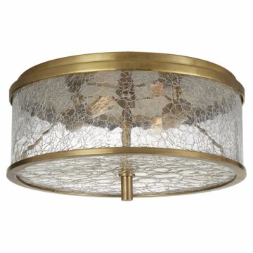 Liaison  Flush Mount in Antique-Burnished Brass by Visual Comfort Signature