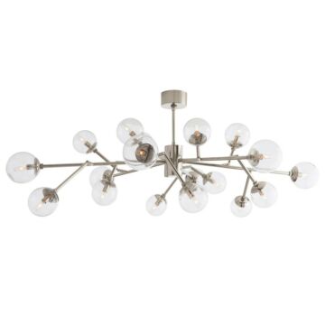 Dallas 18 Light Chandelier in Polished Nickel by Arteriors