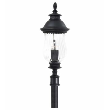 Newport Four Light Post Mount in Heritage by Minka Lavery