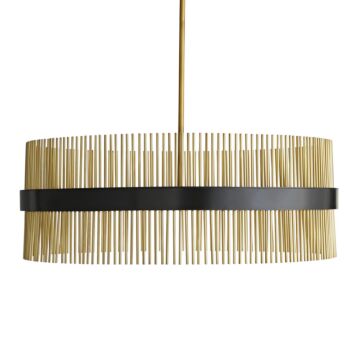 Hozier 12 Light Chandelier in Antique Brass by Arteriors