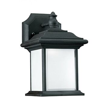Generation Lighting Wynfield 10" Outdoor Wall Light in Black