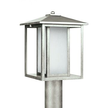 Generation Lighting Hunnington 15 Outdoor Post Light in Weathered Pewter