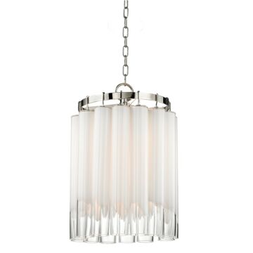 Tyrell Four Light Pendant in Polished Nickel by Hudson Valley