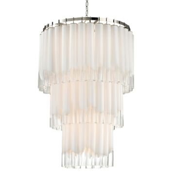 Tyrell 16 Light Pendant in Polished Nickel by Hudson Valley