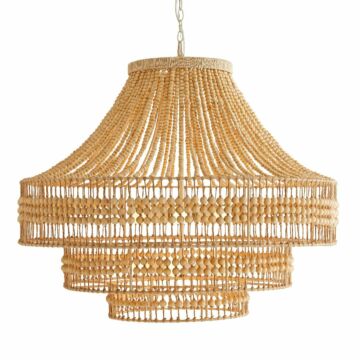 Tulane Eight Light Chandelier in Natural by Arteriors