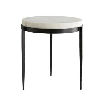 Kelsie Side Table in Black by Arteriors