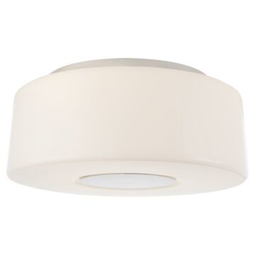 Acme  Flush Mount in Polished Nickel by Visual Comfort Signature