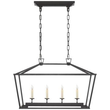 Darlana  Lantern in Aged Iron by Visual Comfort Signature