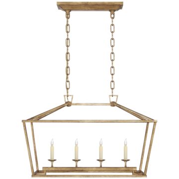 Darlana  Lantern in Gilded Iron by Visual Comfort Signature