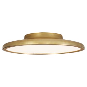 Dot LED Flush Mount in Natural Brass by Visual Comfort Signature