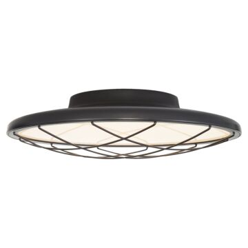 Dot LED Flush Mount in Matte Black by Visual Comfort Signature