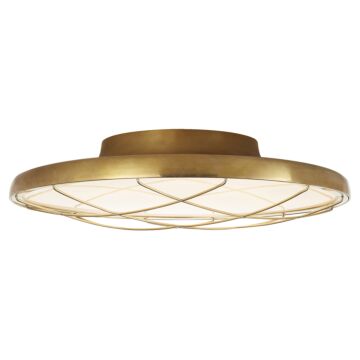 Dot LED Flush Mount in Natural Brass by Visual Comfort Signature