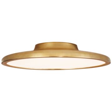 Dot LED Flush Mount in Natural Brass by Visual Comfort Signature