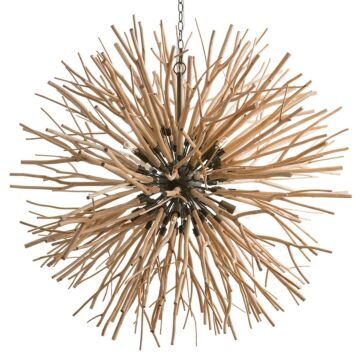 Finch Eight Light Chandelier in Natural by Arteriors