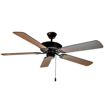 Basic Max 52"Ceiling Fan in Oil Rubbed Bronze   Walnut   Pecan by Maxim
