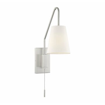 Savoy House Owen 1 Light Adjustable Wall Sconce in Satin Nickel