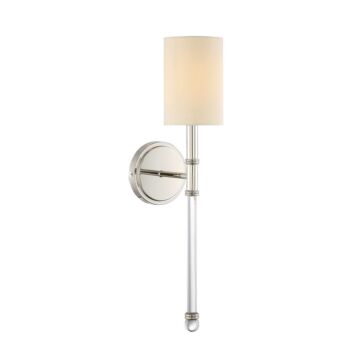 Savoy House Fremont 1 Light Wall Sconce in Polished Nickel
