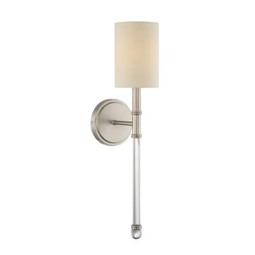 Fremont One Light Wall Sconce in Satin Nickel by Savoy House