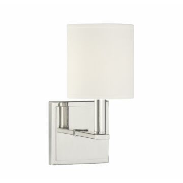 Waverly One Light Wall Sconce in Polished Nickel by Savoy House