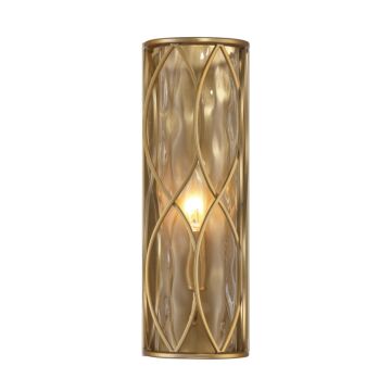 Snowden One Light Wall Sconce in Burnished Brass by Savoy House