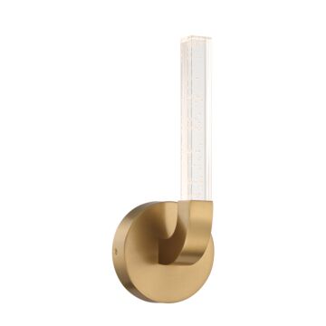 Del Mar LED Wall Sconce in Warm Brass by Savoy House