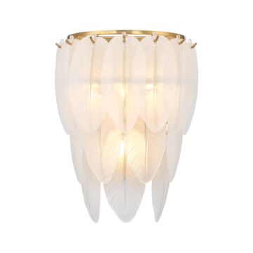 Boa Three Light Wall Sconce in Warm Brass by Savoy House