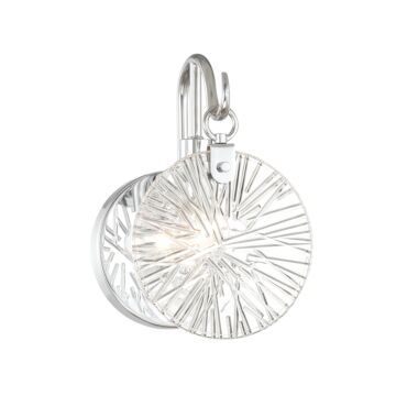 Addison One Light Bathroom Vanity in Polished Chrome by Savoy House