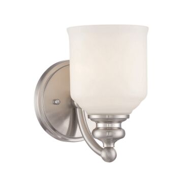 Melrose One Light Wall Sconce in Satin Nickel by Savoy House