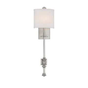 Devon One Light Wall Sconce in Satin Nickel by Savoy House