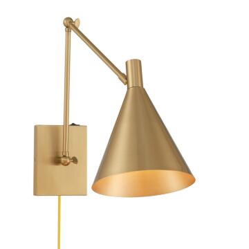 Pharos One Light Wall Sconce in Noble Brass by Savoy House
