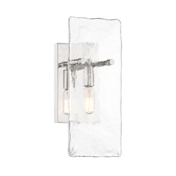 Genry One Light Wall Sconce in Polished Nickel by Savoy House