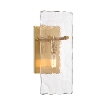 Genry One Light Wall Sconce in Warm Brass by Savoy House