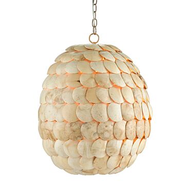 Buko 3-Light Pendant in Coco Cream