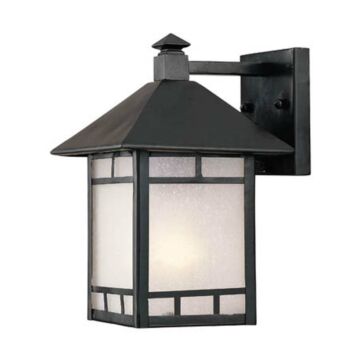 Artisan 1-Light Wall Sconce in Matte Black