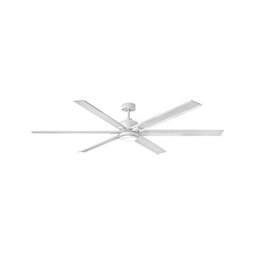 Indy Maxx 82" Ceiling Fan in Matte White